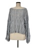 Splendid Metallic Gray Pullover Sweater Size M - photo 1
