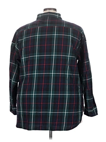 Lauren by Ralph Lauren 3/4 Sleeve Button-Down Shirt (view 2)