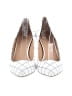 INC International Concepts Checkered-gingham White Heels Size 8 1/2 - photo 2