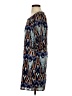 Blue Rain 100% Polyester Print Blue Casual Dress Size S - photo 5