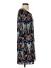 Blue Rain 100% Polyester Print Blue Casual Dress Size S - photo 4