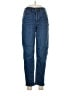 American Eagle Outfitters Solid Blue Jeans Size 6R - photo 1