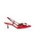 A New Day Color Block Red Heels Size 8 1/2 - photo 1