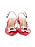 A New Day Color Block Red Heels Size 8 1/2 - photo 2