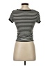 Assorted Brands Stripes Black Short Sleeve Turtleneck Size S (estimated) - photo 2