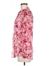 Kut from the Kloth 100% Polyester Floral Pink Long Sleeve Blouse Size M - photo 5
