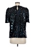 CeCe 100% Polyester Black Short Sleeve T-Shirt Size L - photo 2