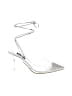 Nine West Silver Heels Size 6 1/2 - photo 1