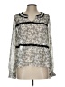 Vince Camuto 100% Polyester Silver Long Sleeve Blouse Size L - photo 1