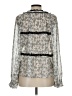 Vince Camuto 100% Polyester Silver Long Sleeve Blouse Size L - photo 2