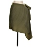 A.L.C. 100% Polyester Solid Green Casual Skirt Size 4 - photo 1