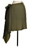 A.L.C. 100% Polyester Solid Green Casual Skirt Size 4 - photo 2