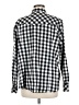 Unbranded Checkered-gingham Black Long Sleeve Button-Down Shirt Size 6 (estimated) - photo 2