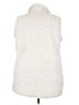 Unbranded 100% Polyester Ivory Faux Fur Vest Size 5X - photo 2