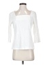 Westbound 100% Cotton White 3/4 Sleeve Top Size S - photo 1