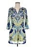 Unbranded Blue 3/4 Sleeve Blouse Size M (estimated) - photo 1