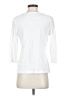 Westbound 100% Cotton White 3/4 Sleeve Top Size S - photo 2