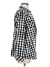 Unbranded Checkered-gingham Black Long Sleeve Button-Down Shirt Size 6 (estimated) - photo 4