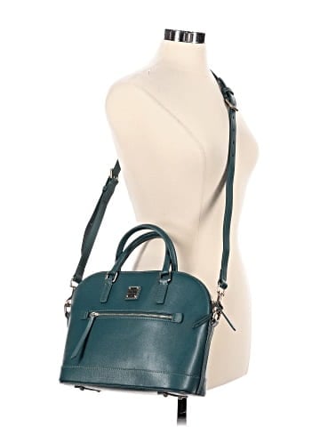 Dooney & Bourke Leather Satchel (view 2)