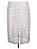 St. John Metallic Silver Formal Skirt Size 10 - photo 2