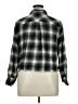 Time and Tru Plaid Gray Long Sleeve Button-Down Shirt Size L - photo 2