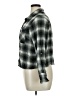 Time and Tru Plaid Gray Long Sleeve Button-Down Shirt Size L - photo 5