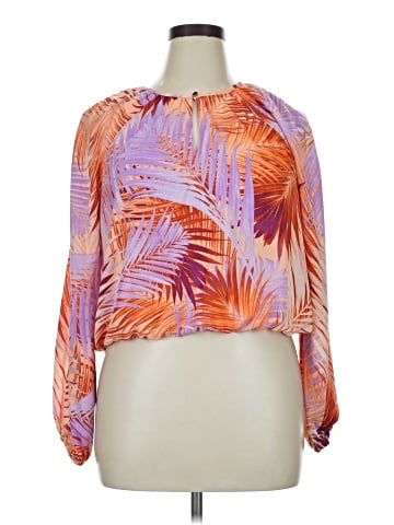 Bold Elements Long Sleeve Blouse (view 1)