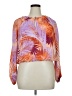 Bold Elements 100% Polyester Orange Long Sleeve Blouse Size XL - photo 1