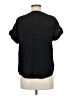 Gap 100% Rayon Black Short Sleeve Blouse Size M - photo 2