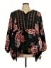 Style&Co 100% Polyester Black 3/4 Sleeve Blouse Size 3X - photo 1
