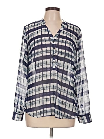 a.n.a. A New Approach Long Sleeve Blouse (view 1)
