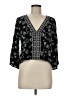 Forever 21 Black 3/4 Sleeve Blouse Size M - photo 1