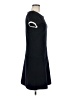 J.Crew Solid Black Casual Dress Size 6 - photo 4