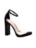 Wild Diva Black Sandals Size 7 1/2 - photo 1