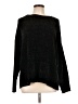 Seven7 100% Polyester Metallic Black Pullover Sweater Size L - photo 1