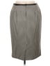 M&S Houndstooth Brown Formal Skirt Size 12 - photo 2