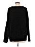 Seven7 100% Polyester Metallic Black Pullover Sweater Size L - photo 2