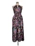 City Chic 100% Polyester Paisley Black Casual Dress Size 14 Plus (XS) - photo 1