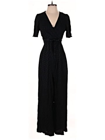 Madewell Wrap-Waist Jumpsuit in Dot Jacquard (view 1)