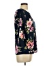 Nine Britton Black 3/4 Sleeve Blouse Size L - photo 4