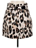 RED Valentino 100% Polyester Animal Print Brown Tan Casual Skirt Size EU (IT) 44 / US 8 - photo 1