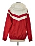 Forever 21 100% Polyester Color Block Red Windbreaker Size S - photo 2