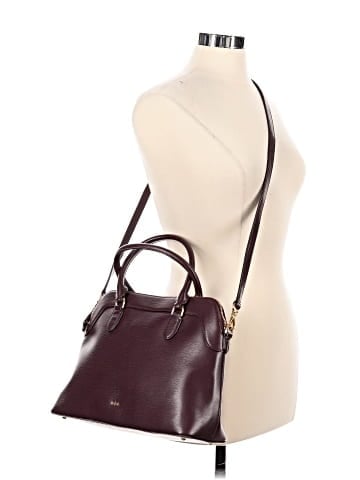 Lauren by Ralph Lauren Leather Satchel (view 2)