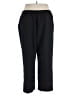 Alfred Dunner 100% Polyester Solid Black Active Pants Size 22 - photo 2