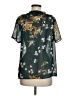 Shein 100% Polyester Green Short Sleeve Blouse Size M - photo 2