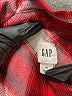 Gap Plaid Red Long Sleeve Button-Down Shirt Size XL - photo 7