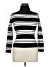 Yoki Stripes Black Turtleneck Sweater Size 1X - photo 1