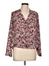The Limited Outlet 100% Polyester Floral Ivory Long Sleeve Blouse Size L - photo 1