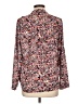 The Limited Outlet 100% Polyester Floral Ivory Long Sleeve Blouse Size L - photo 2