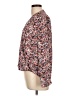 The Limited Outlet 100% Polyester Floral Ivory Long Sleeve Blouse Size L - photo 5